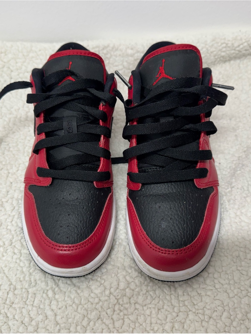 Nike Kids' jordan 1 low Sneakers - Black & Red